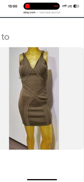 Платье guess Los Angeles Mirage Womans Sargent Green Bodycon