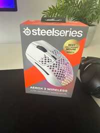 Rato Steelseries Aerox 3 Wireless - Sem fios blueetooth semi novo