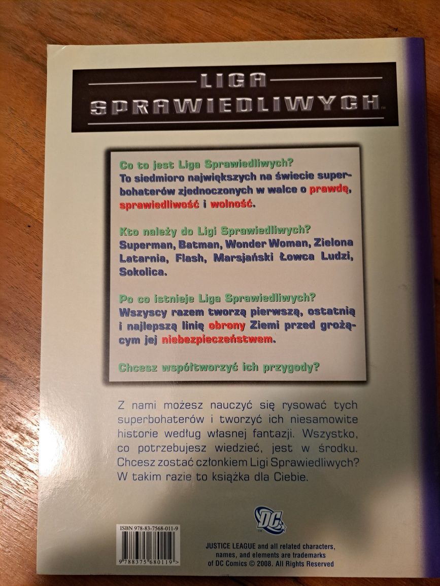 Jak rysować. Liga Sprawiedliwych wydawnictwo Siedmioróg