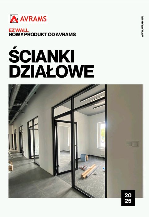 Drzwi wewnętrzne, ścianki działowe, balustrady aluminiowe na wymiar