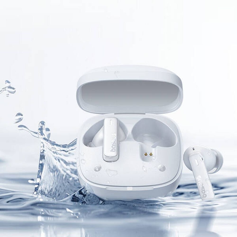 BASEUS słuchawki bezprzewodowe bluetooth TWS E19 białe