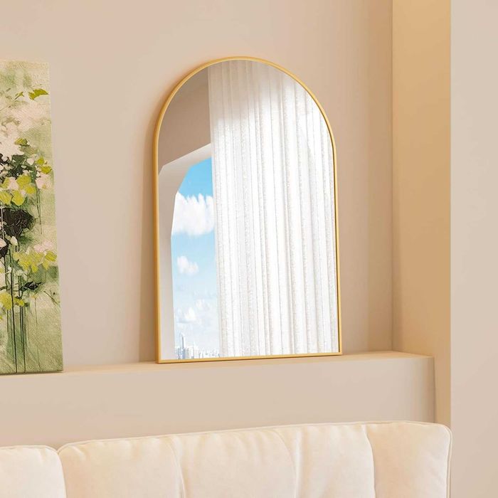 Nowe lustro / lusterko / wiszące / półokrągłe / 50x75cm / A3338!