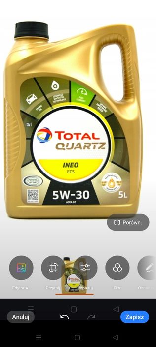 Total Quartz Ineo 5w30 acea C3 5 litrów