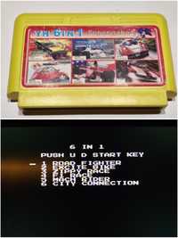 Gra 6 in 1 Pegasus Nintendo Famicom kartridż dyskietka kasetka