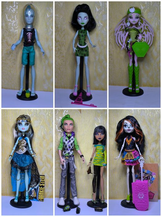 Монстер хай дракулаура френкі Тора Гулія лагуна клавдія кетті Нуар