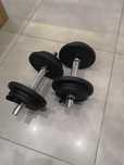 Hantle żeliwne DOMYOS 2 x 10 kg