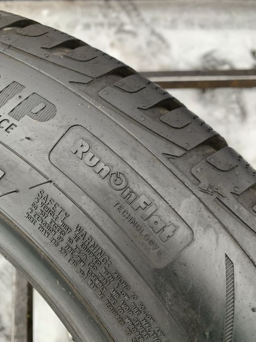 Шини 225/55 R17  пара Goodyear, зима, ранфлет, 7,9мм