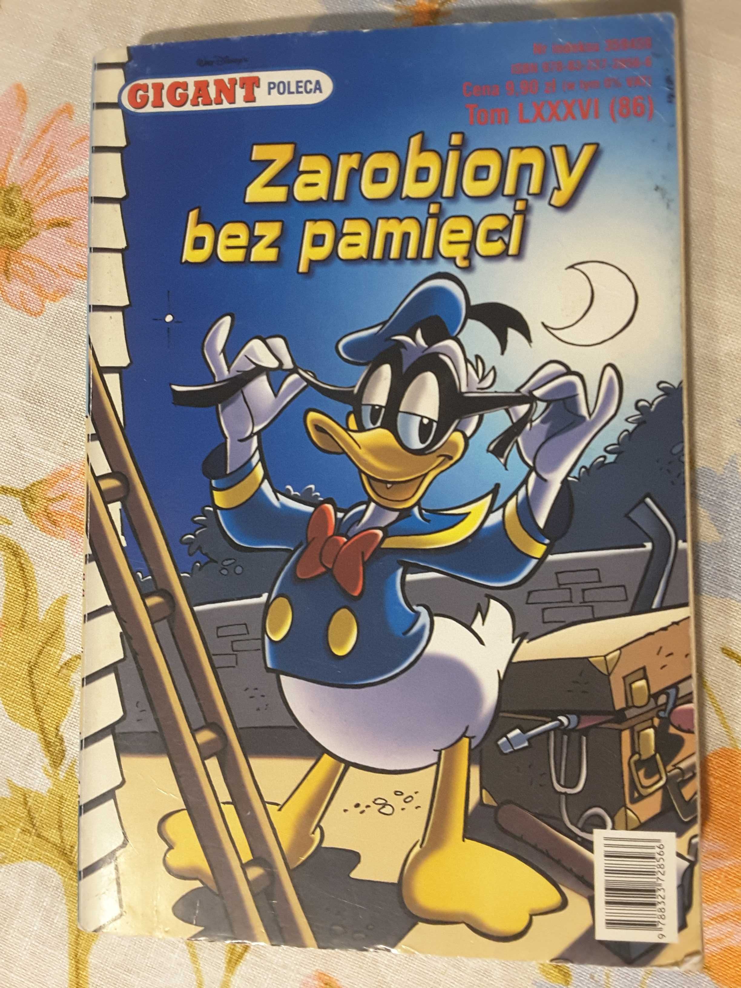 Gigant Kaczor Donald Zarobiony bez pamięci tom 86