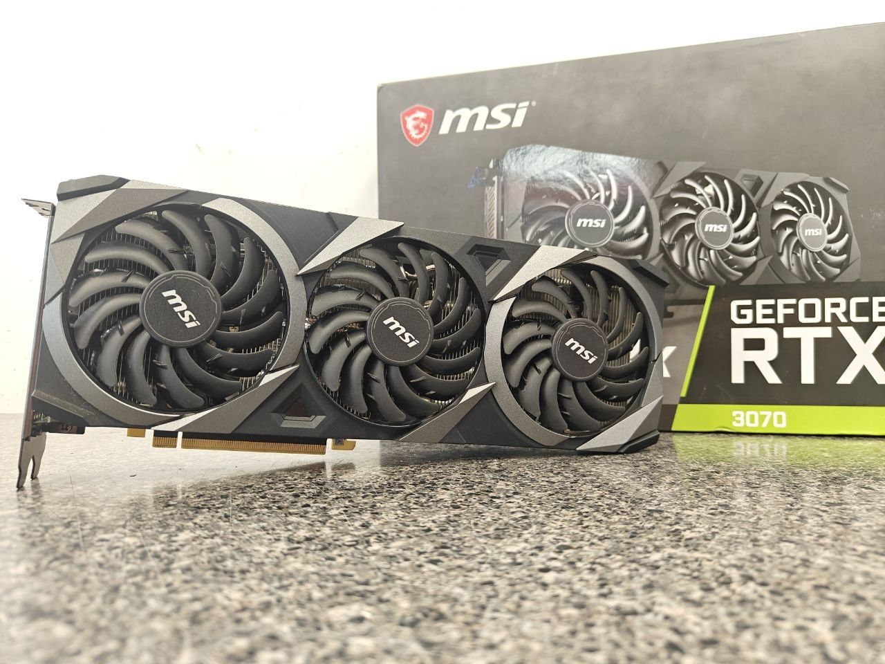 Топова Msi RTX 3070-8Gb Gaming OC X3 Любые тесты Магазин NEON