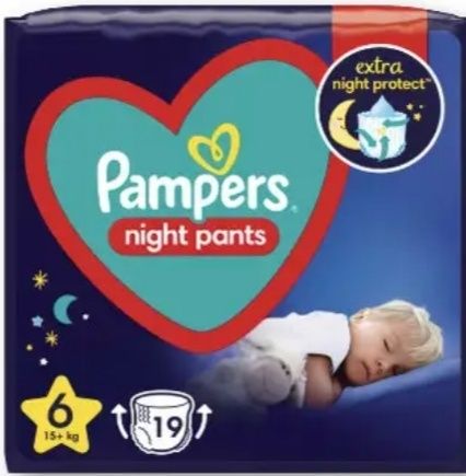 Нічні памперси Pampers night pants 6