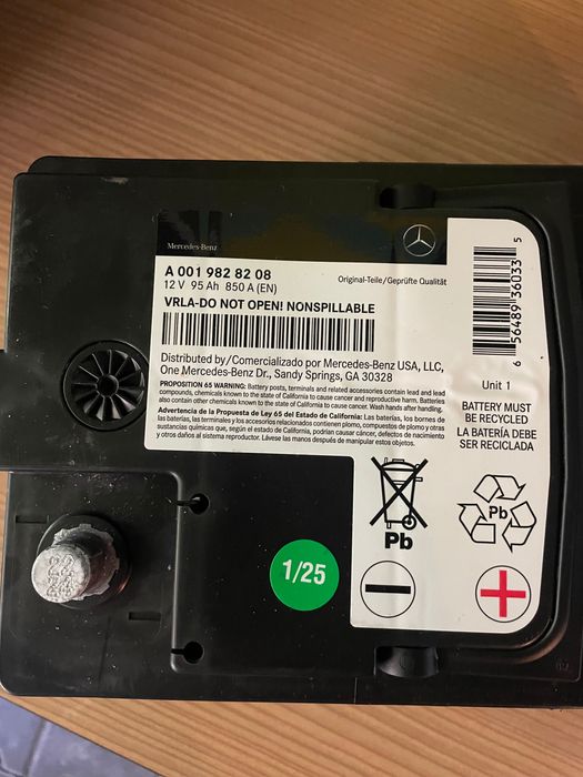 Akumulator Mercedes BMW 12V 95Ah 850 A