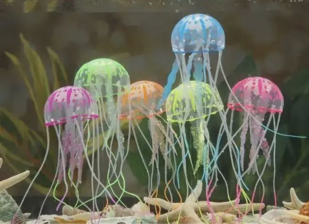 Штучна медуза в акваріум декор