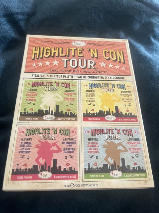 Oryginalna paleta do makijazu twarzy The balm Highlite con tour