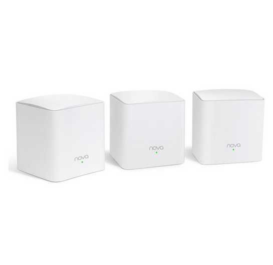 Tenda Nova MW5G (3-pack) to zestaw złożony z 3x urządzeń Tenda Mesh5.