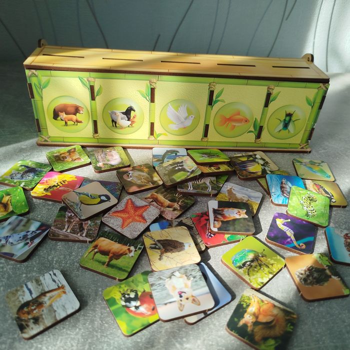 Скринька - сортер тваринний світ