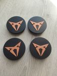 Dekielki Cupra dekle nowe cena za 4szt 60mm emblematy logo alufelgi
