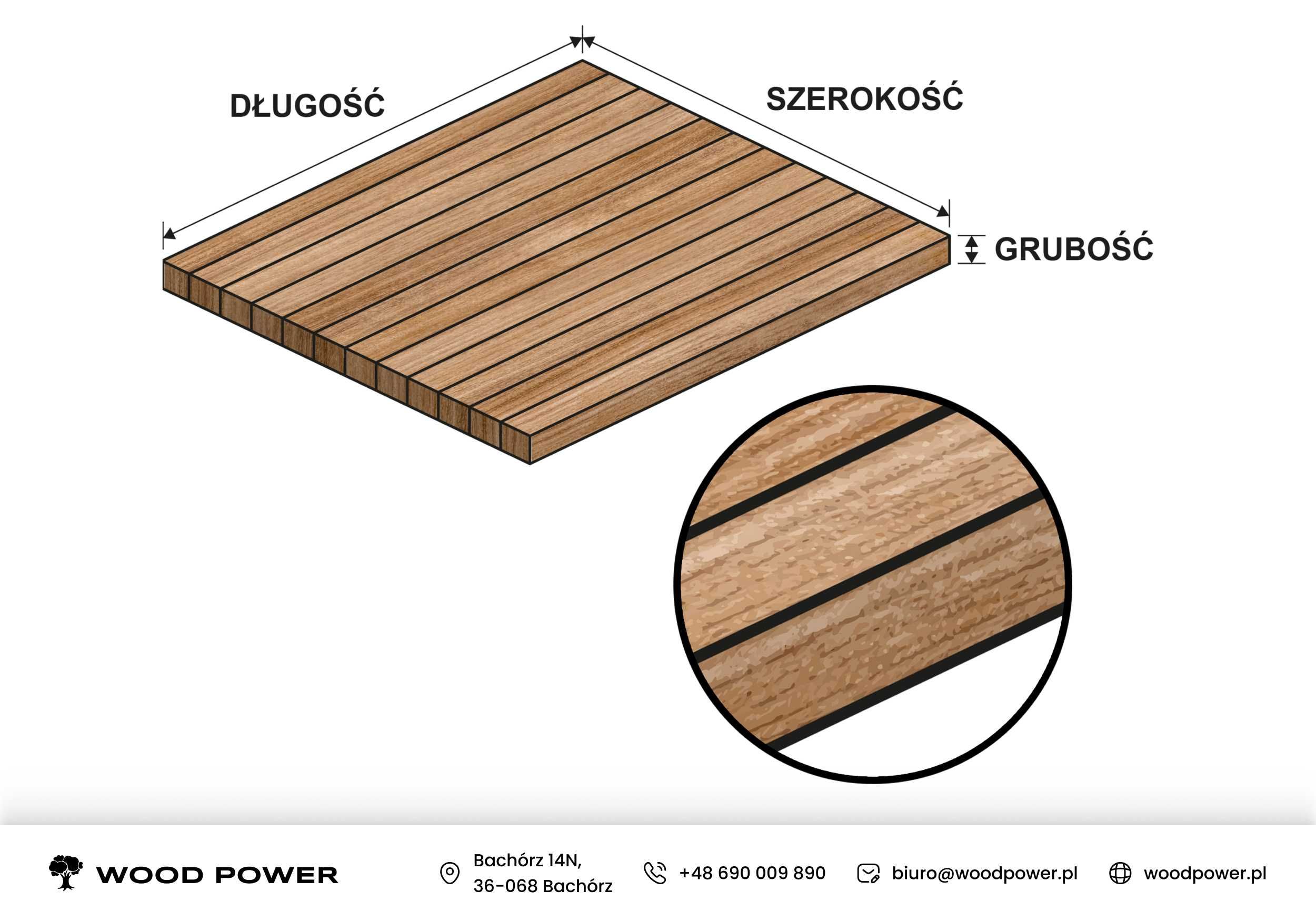 Blaty drewniane na wymiar - dąb, jesion, buk - od Producenta!