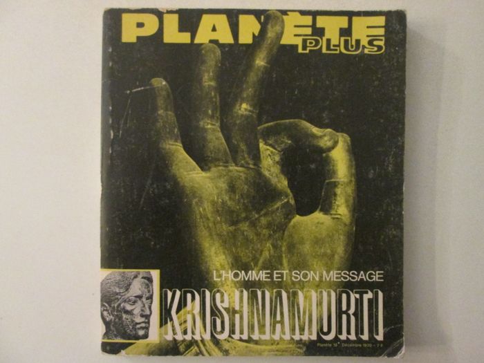 Planète plus- Krishnamurti