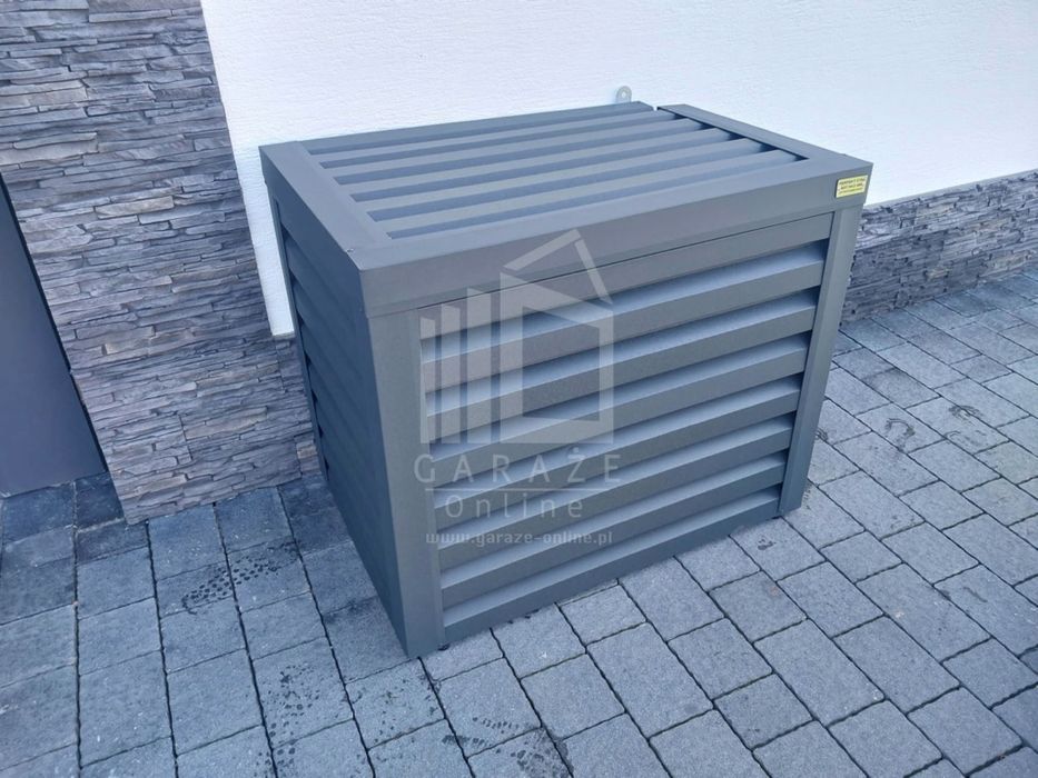 Osłona Klimatyzatora - Pompy Ciepła 60X40X90 Cm Antracyt Id451