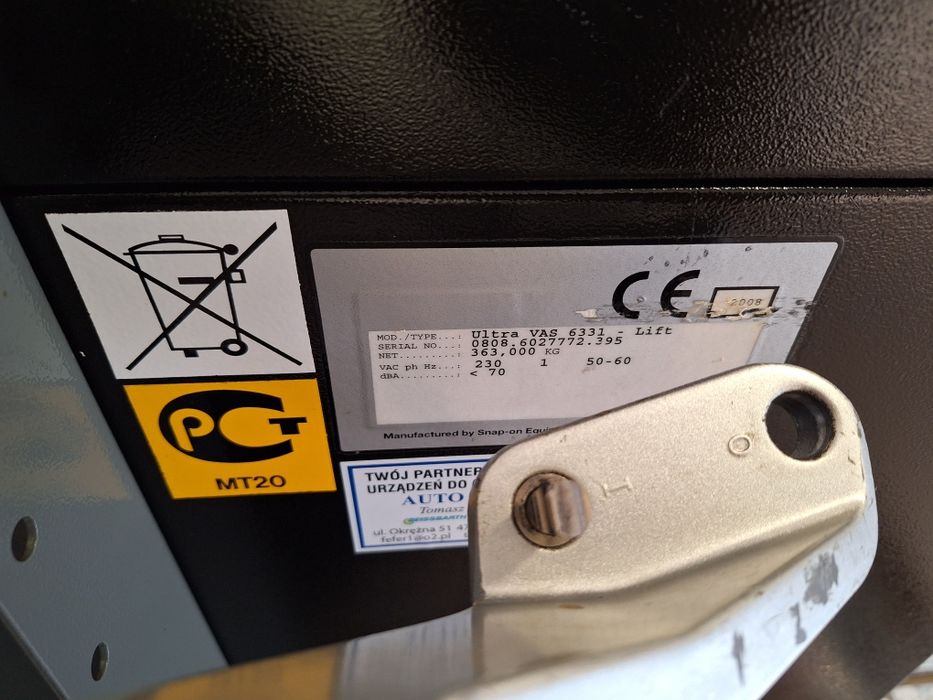 John Bean 3D VAS6331 geometria kół zbieżność baza poj 09.24r  Hofmann