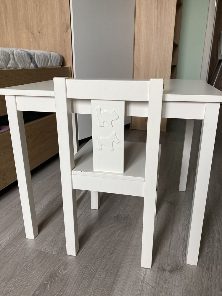 Ikea KRITTER stolik i krzeselko