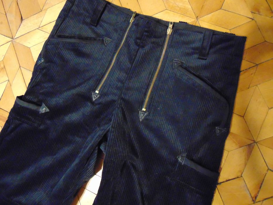 Spodnie robocze sztruksy dekarskie pas 84-88 cm NOWE