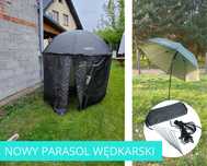 NOWY Parasol Wędkarski NECO PRO 250cm Regulowany Nachylenie