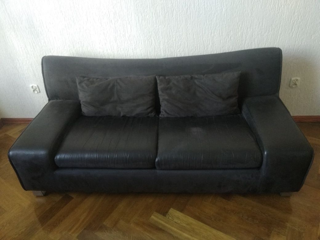 Sofa Rozkładana 2os + 1 Fotel Alcantara