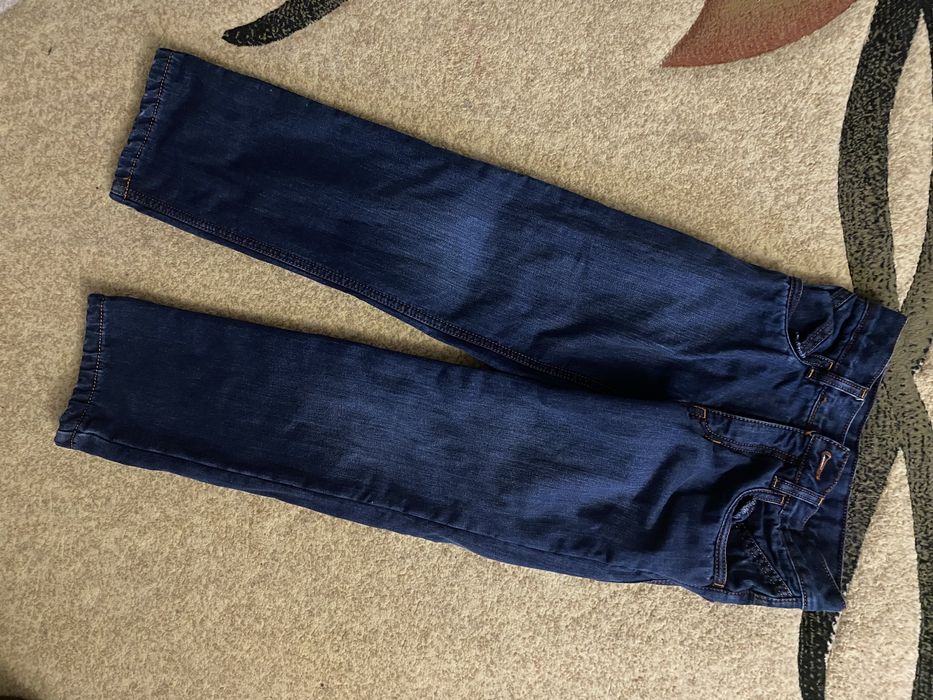 Джинсы на флисе зимние мальчику 6-7 лет