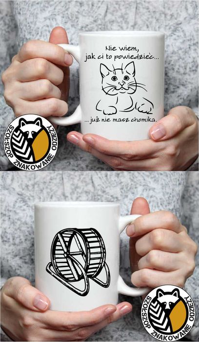 2x Kubek z grafiką lub zdjęciem