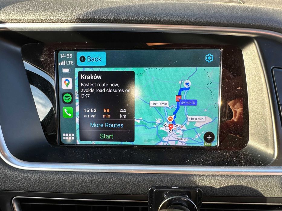 AUDI MMI Q3 A4 A5 A6 A7 Q5 Q7 A8 Box Carplay Android Auto Mapa Youtube