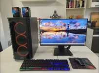 Komputer +monitor gamingowy GTX 1660 Super Ryzen 7 klawiatura mysz LED