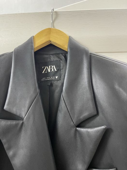 Шкіряний піджак Zara
