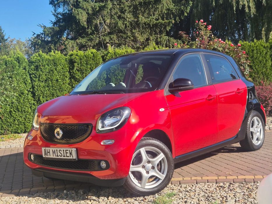 Smart Forfour 1.0 71KM Primeklimatronik_tempomat_panorama_asystent pasa_el.szyby