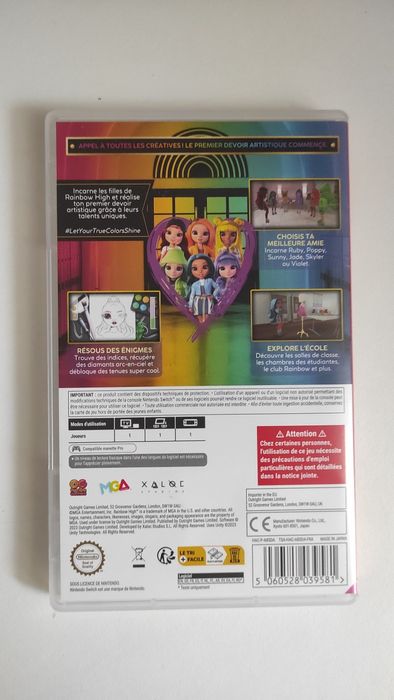 Jogos Nintendo Switch Rainbow High