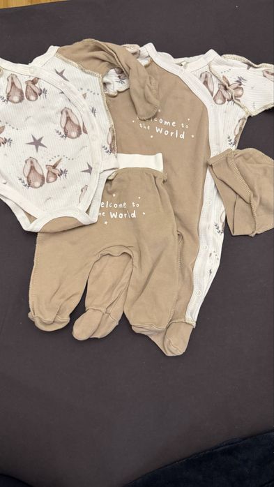 Набір дитячий чолопічок бодік розпашонка розмір 58