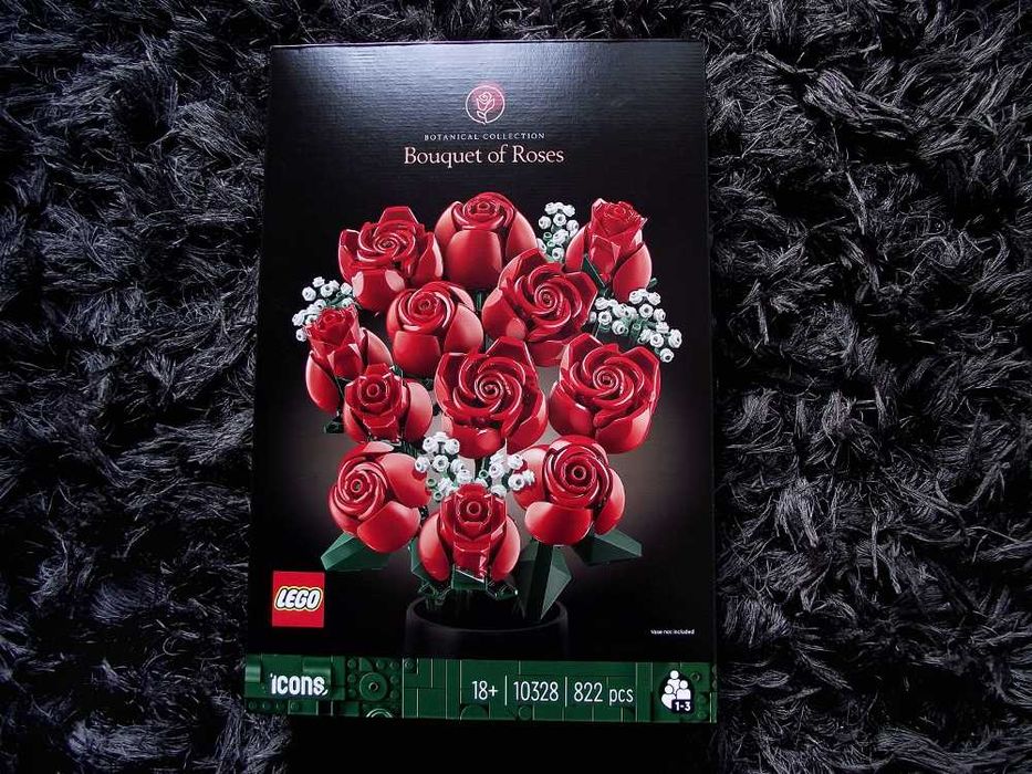 Lego Icons 10328 Bukiet czerwonych róż Nowe