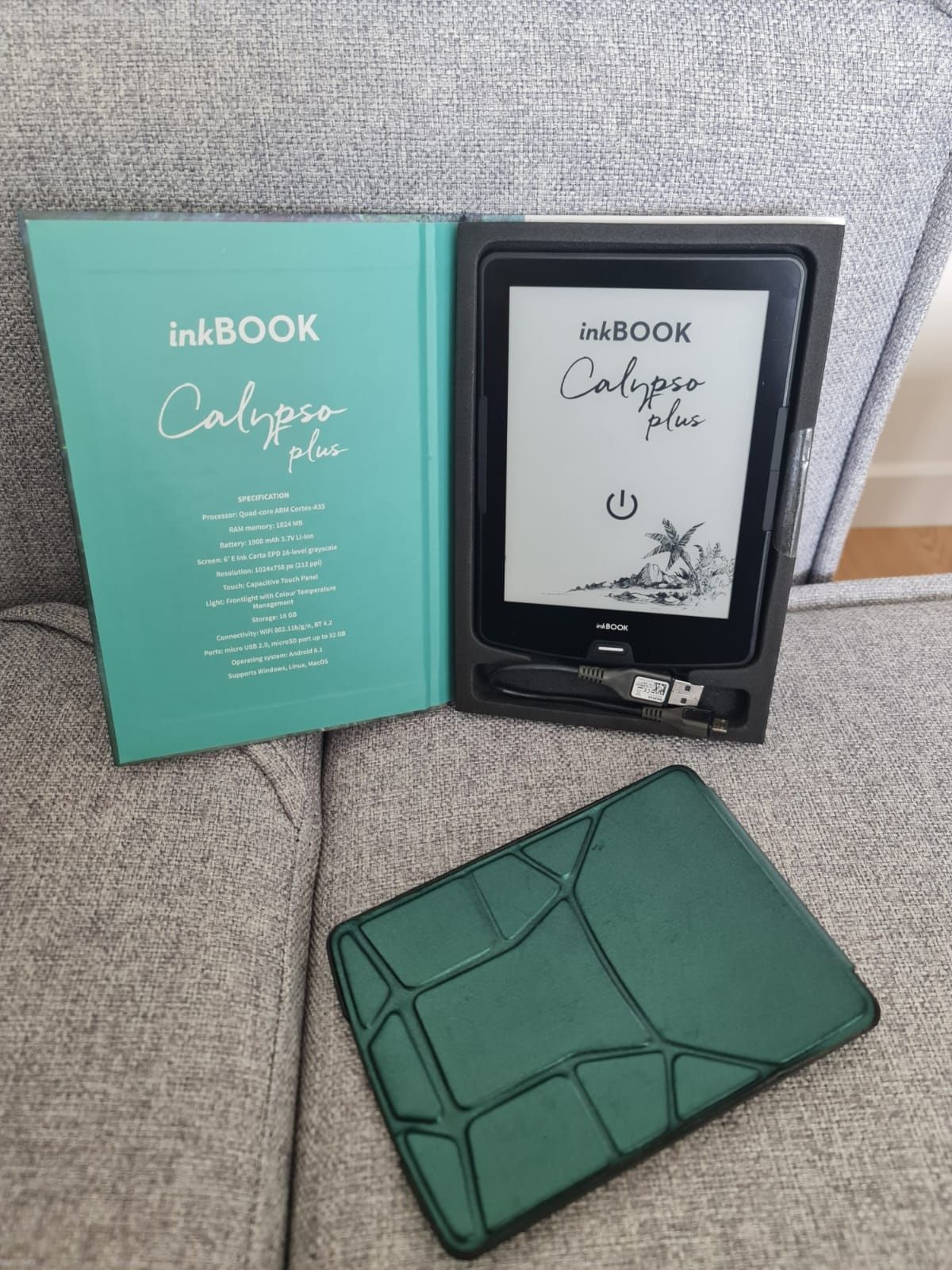Czytnik inkBOOK Calypso Plus czarny czytnik ebook