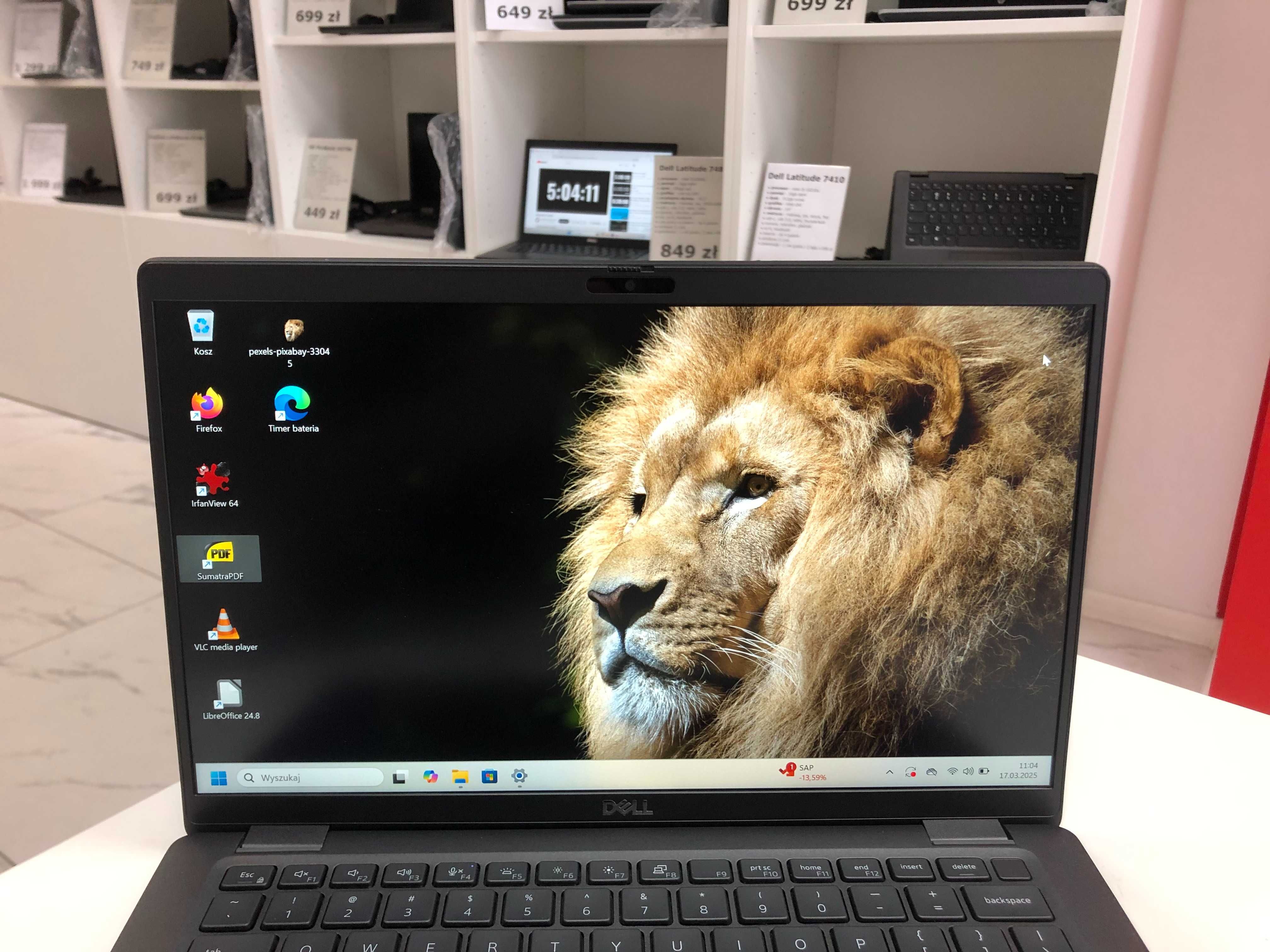 Świetny Dell Latitude 7410 i5-10gen 16GB 256SSD IPS Full HD Klasa A