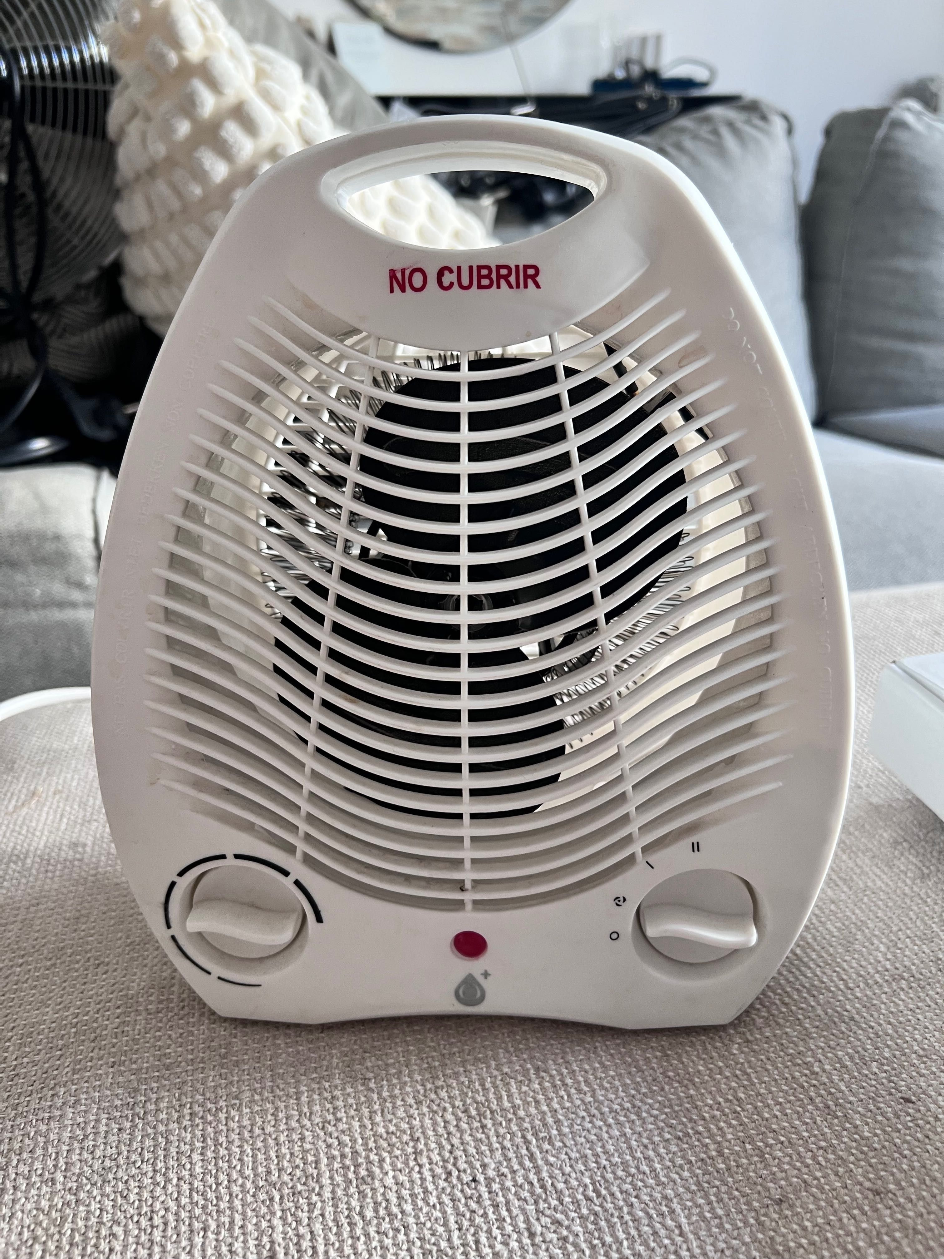 Microondas, aquecedor e ventilador