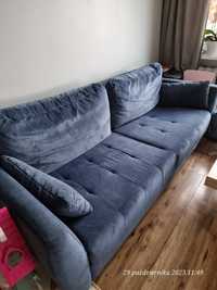 Sofa kanapa + puf hoker Agata Meble Tivoli