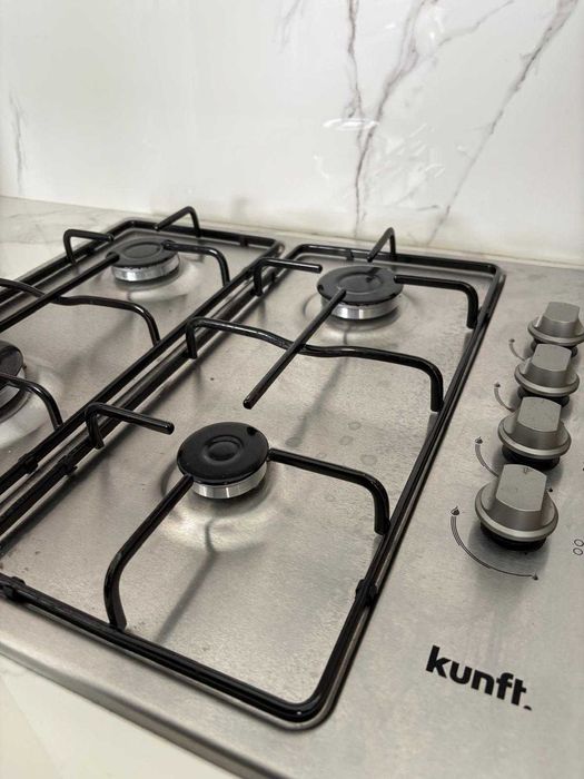 Placa de Gás KUNFT KGH2431 (Gás Butano-Propano - 58 cm - Inox)