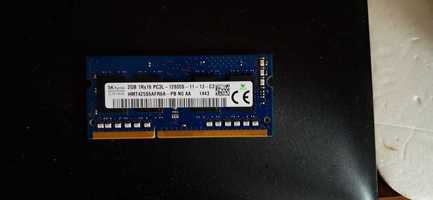 Оперативна пам'ять для ноутбука SK Hynix DDR3L 2GB SODIMM 1600 MHz Б/У