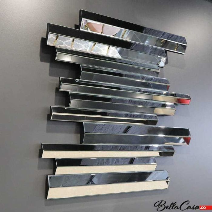 Lustro glamour stojące wiszące klasyczne z kryształkami nowojorskie