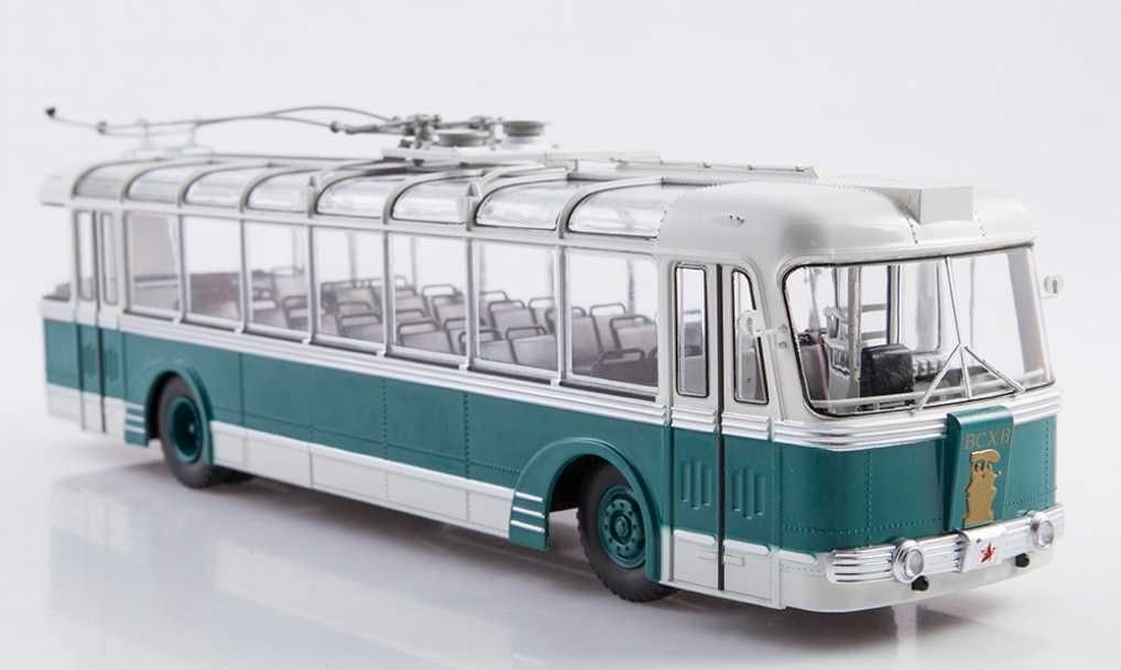 Модель - Троллейбус СВАРЗ-ТБЭС (1955) - серия "Наши автобусы" №56