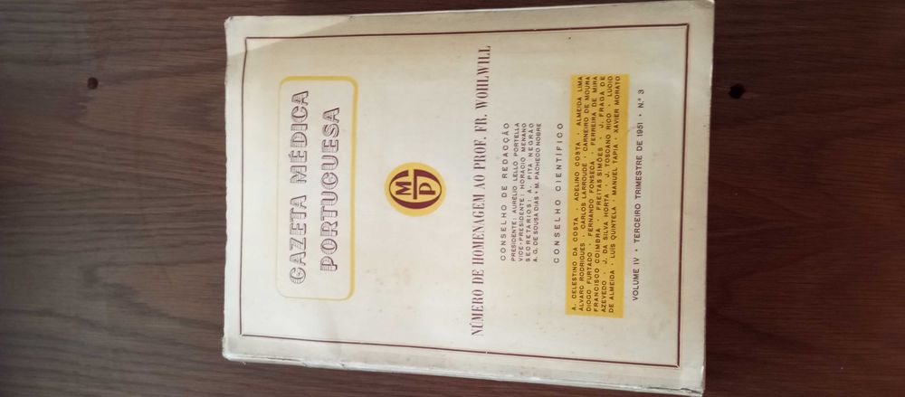 Gazeta de Medicina muito antiga - Vintage