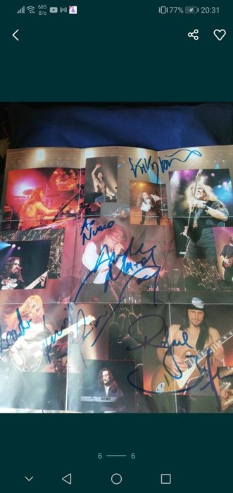 Revistas blitz e itens assinados