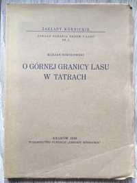 O górnej granicy lasu w Tatrach Sokołowski 1928 botanika leśnictwo