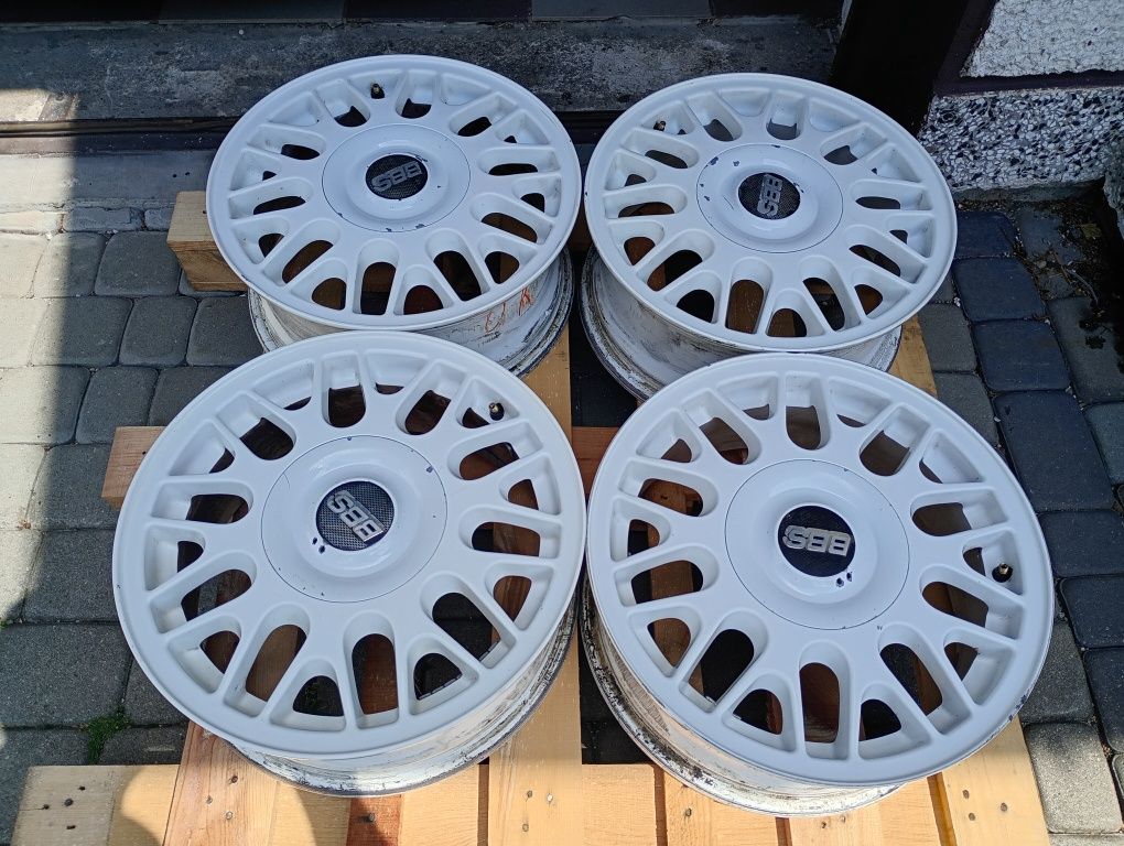 Felgi r15 aluminiowe bbs orginał 6j , Et45 4x100 , 57.1 otwór