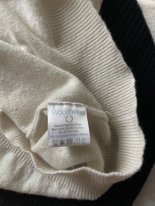 Білий гольф вовна кашемір woolovers